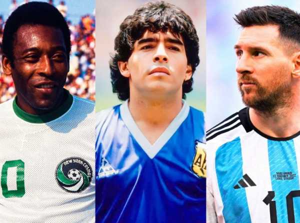 ¿Pelé, Maradona o Messi? El eterno debate sobre el mejor 10