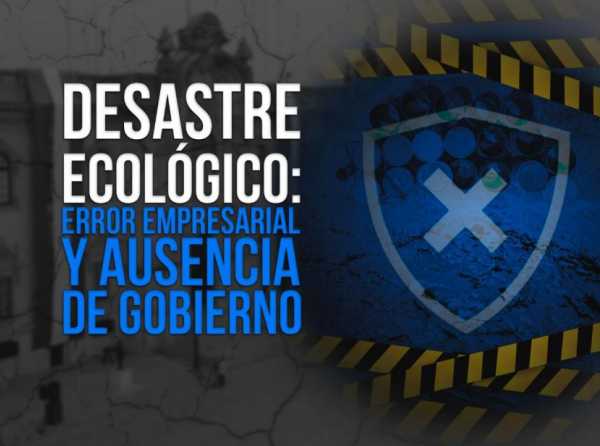 Desastre ecológico: error empresarial y ausencia de Gobierno