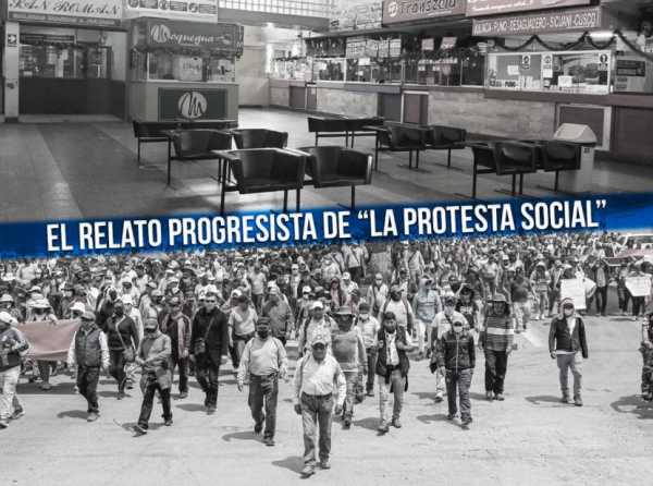 El relato progresista de “la protesta social”