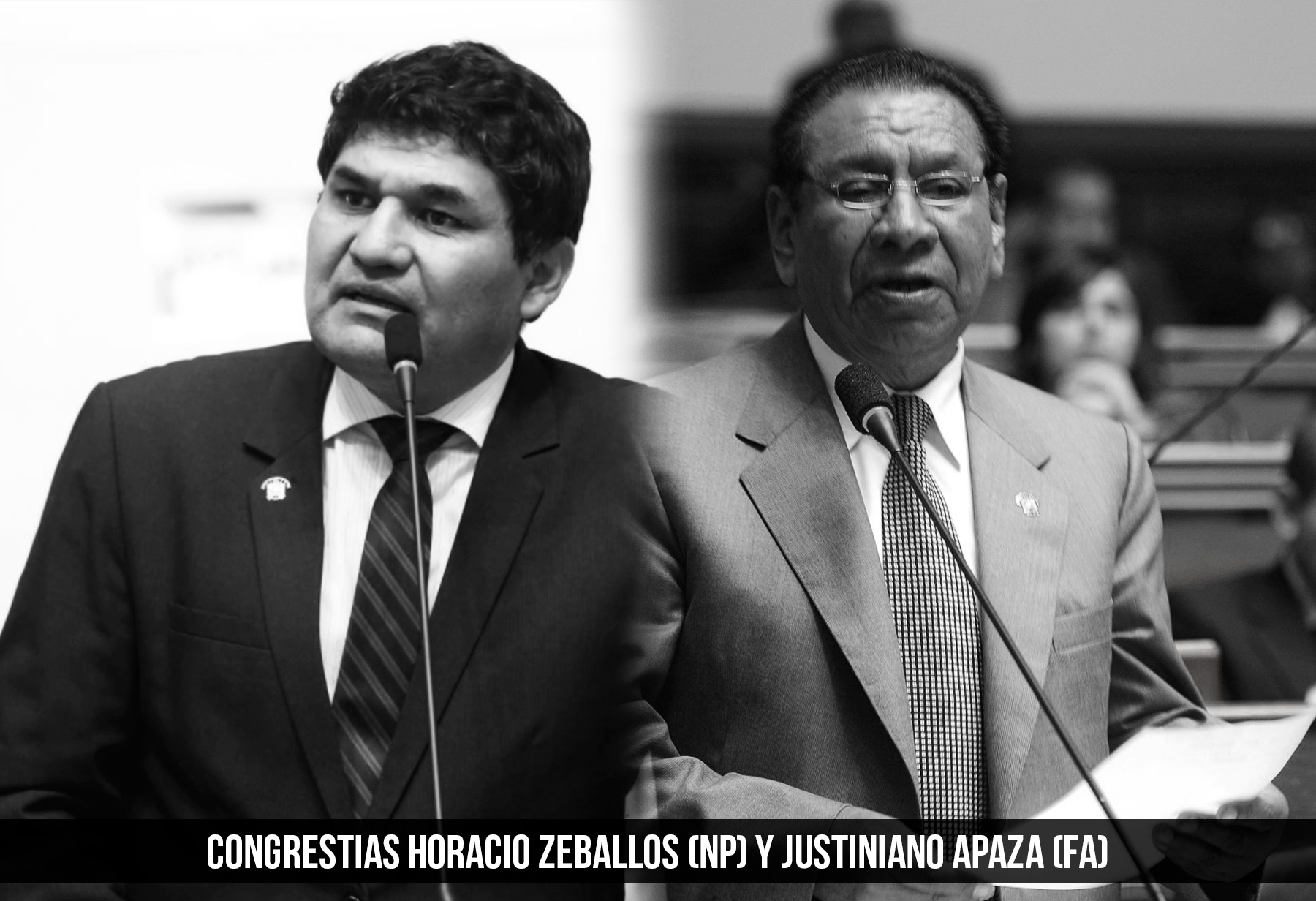 Horacio Zeballos y Justiniano Apaza