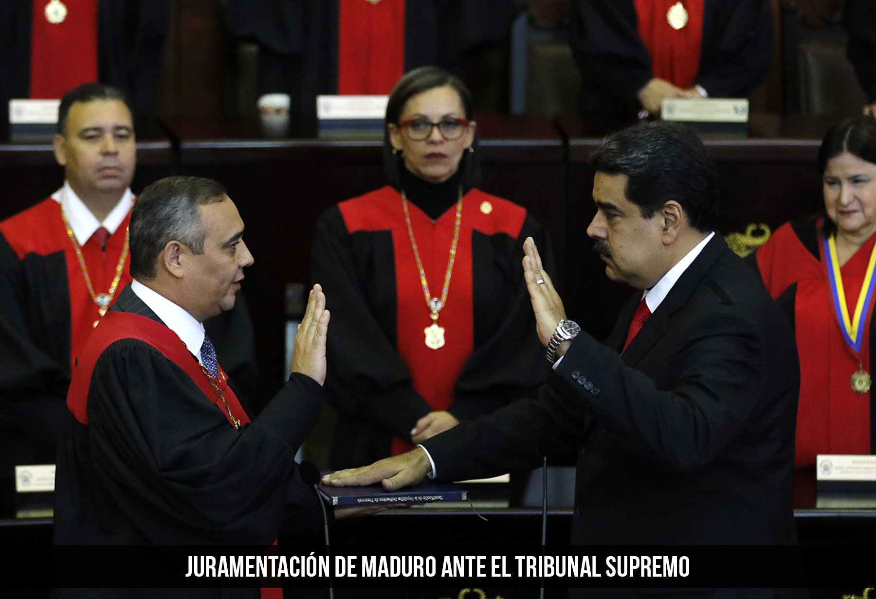 Juramentacion de Maduro ante el Tribunal Supremo
