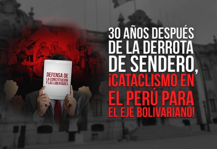 30 años después de la derrota de Sendero , ¡otra vez el Perú defiende su libertad!