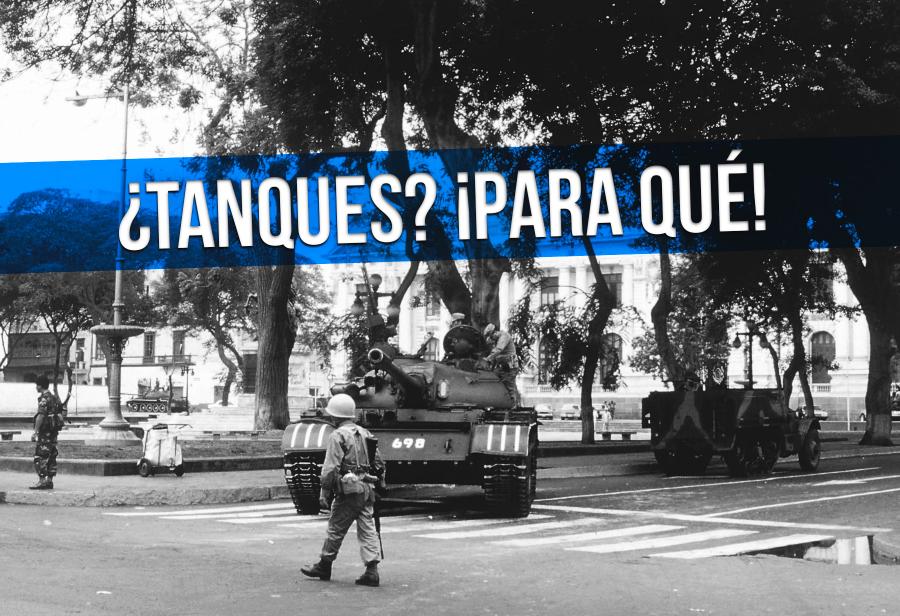 ¿Tanques? ¡Para qué!