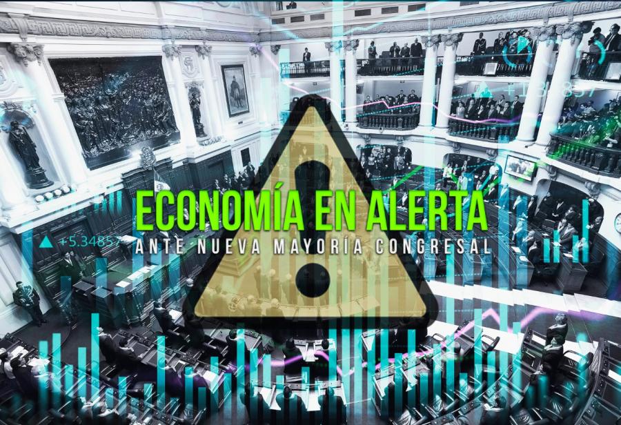 Economía en alerta ante nueva mayoría congresal