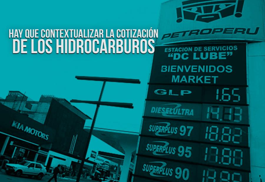 Hay que contextualizar la cotización de los hidrocarburos