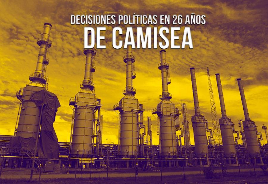 Decisiones políticas en 26 años de Camisea