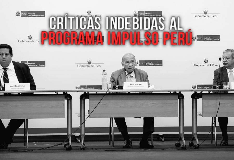 Críticas indebidas al Programa Impulso Perú