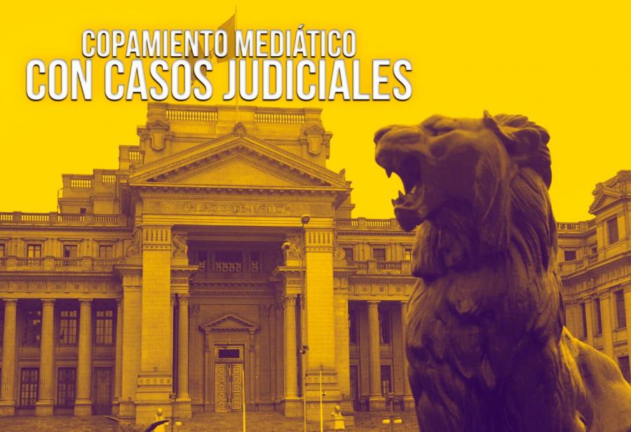 Copamiento mediático con casos judiciales