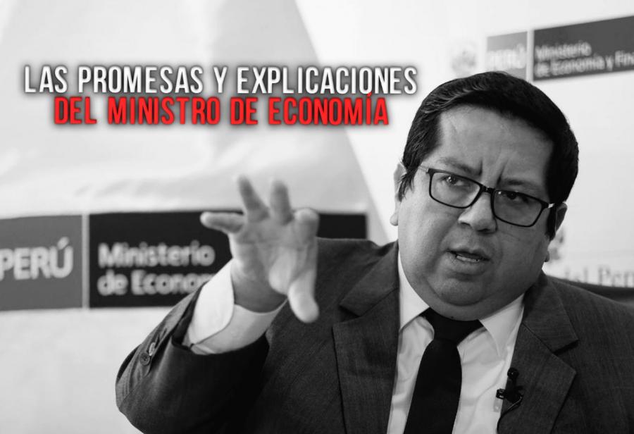 Las promesas y explicaciones del ministro de Economía