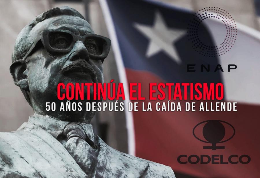 Continúa el estatismo 50 años después de la caída de Allende