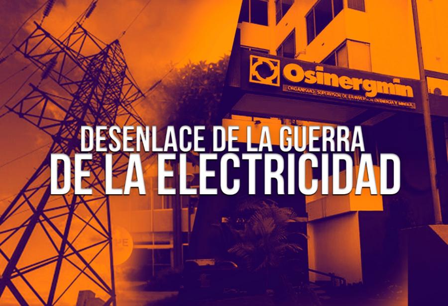 Desenlace de la guerra de la electricidad