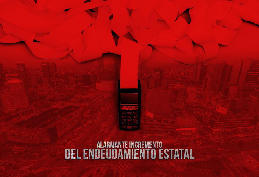 Alarmante incremento del endeudamiento estatal