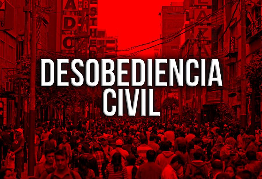 Desobediencia civil | EL MONTONERO