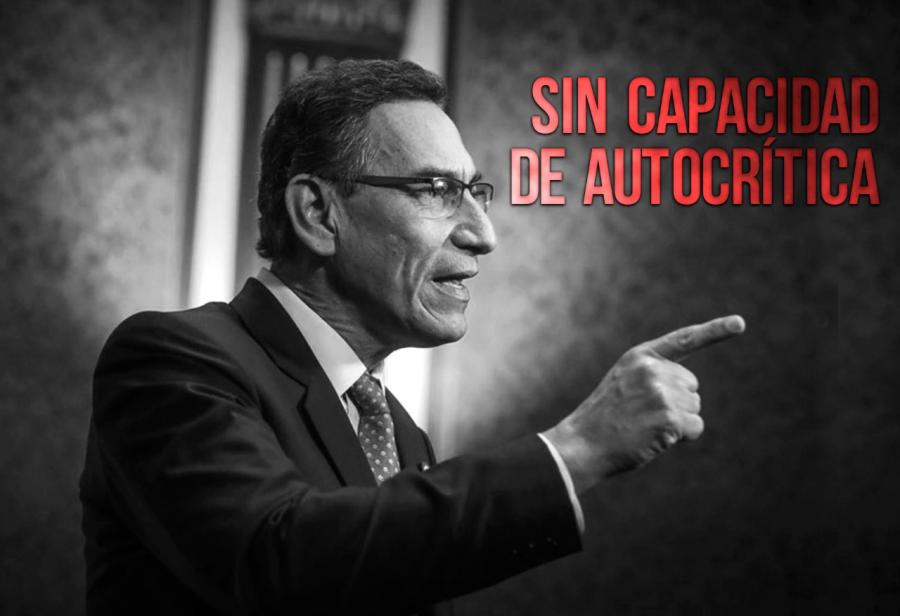 Sin capacidad de autocrítica