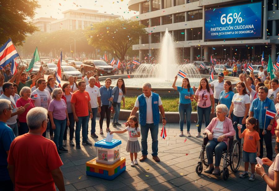 La jornada electoral en Costa Rica