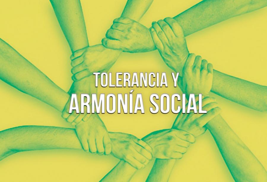 Tolerancia y armonía social