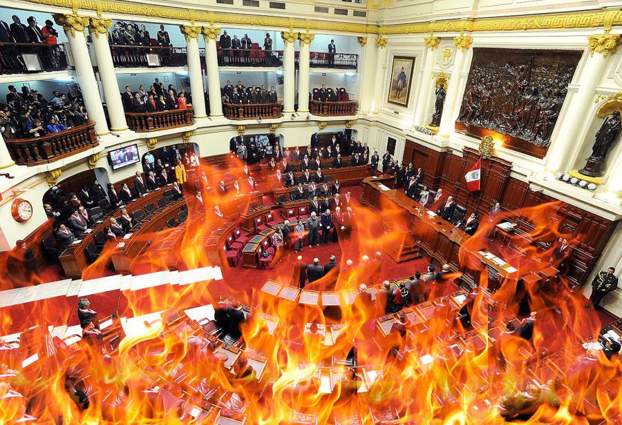 ¡A incendiar el Congreso!