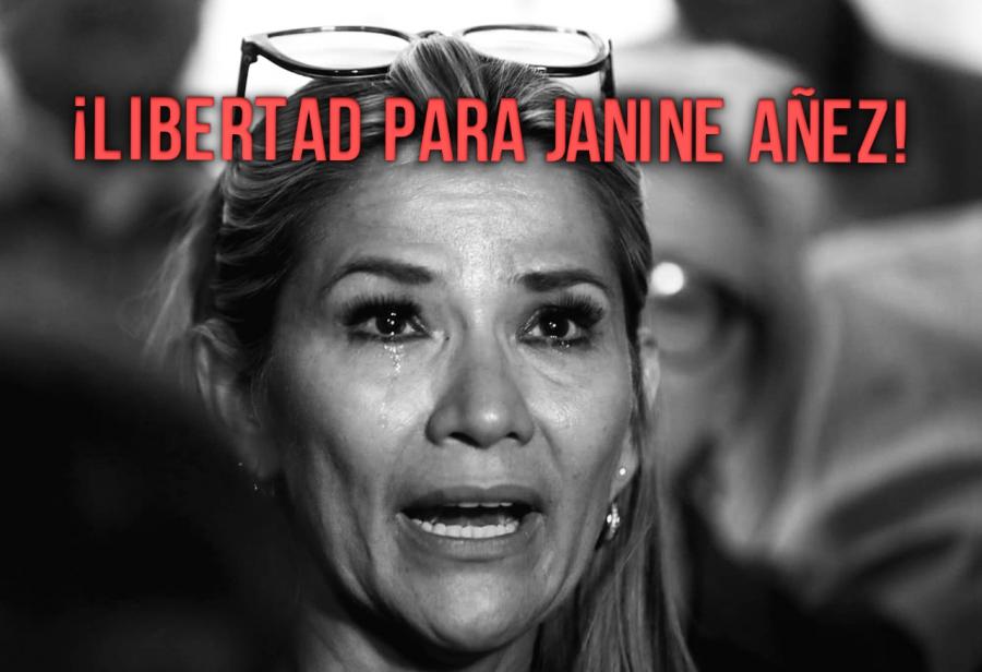 ¡Libertad para Janine Añez!