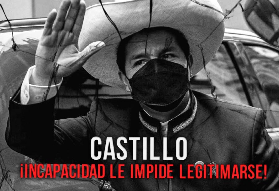Castillo: ¡incapacidad le impide legitimarse!