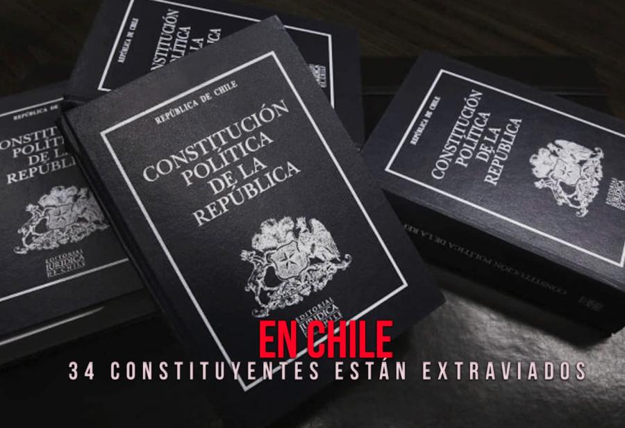 En Chile 34 constituyentes están extraviados