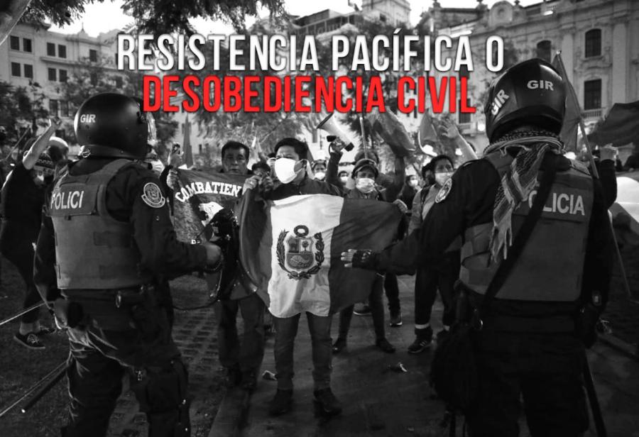Resistencia pac&iacute;fica o desobediencia civil