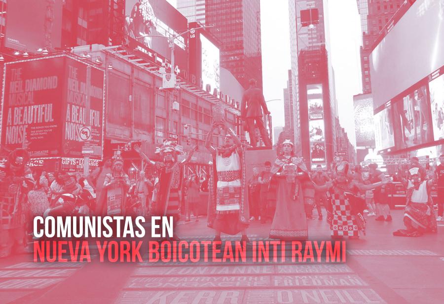 Comunistas en Nueva York boicotean Inti Raymi