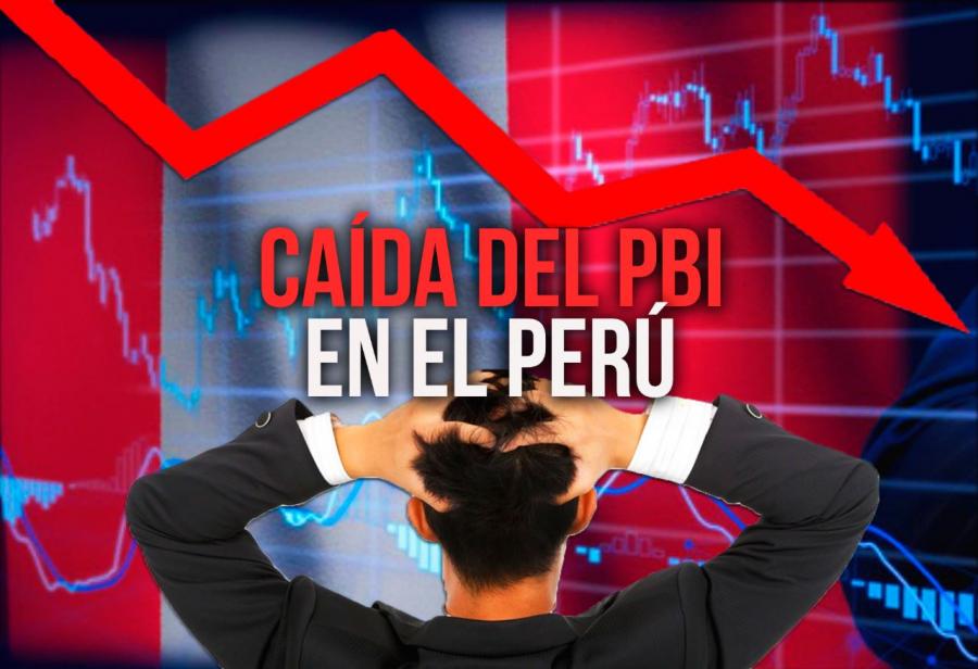 Caída del PBI en el Perú