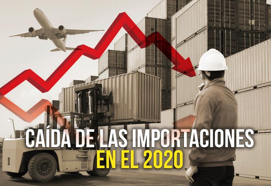 Caída de las importaciones en el 2020