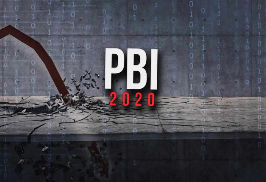 Derrumbe del PBI durante el 2020