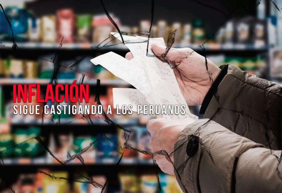Inflación sigue castigando a los peruanos