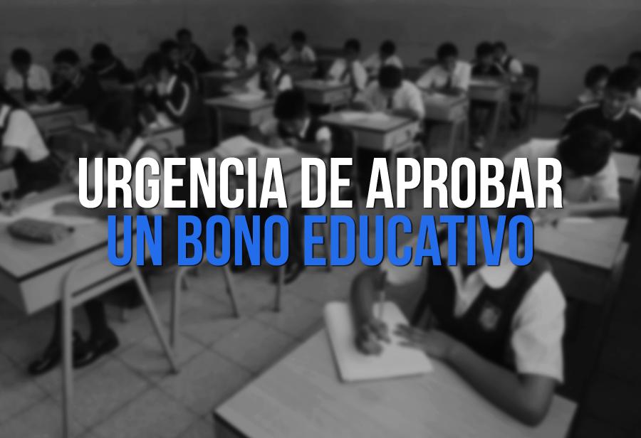 La urgencia de aprobar un bono educativo