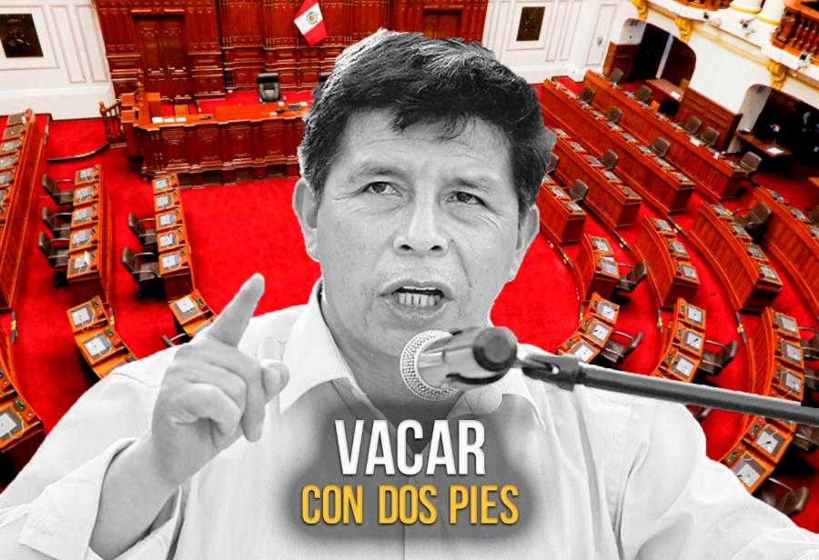Vacar con dos pies