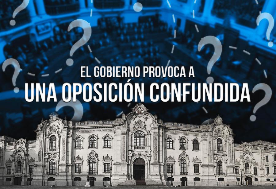 El Gobierno provoca a una oposición confundida