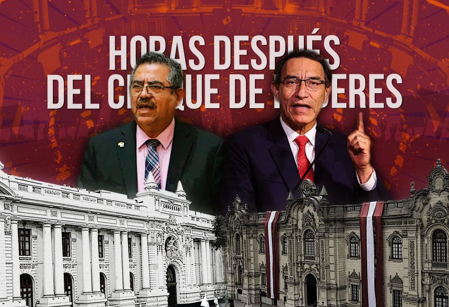 Horas después del choque de poderes