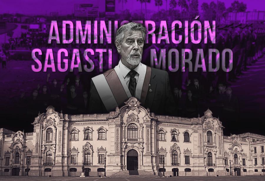 Administración Sagasti de morado