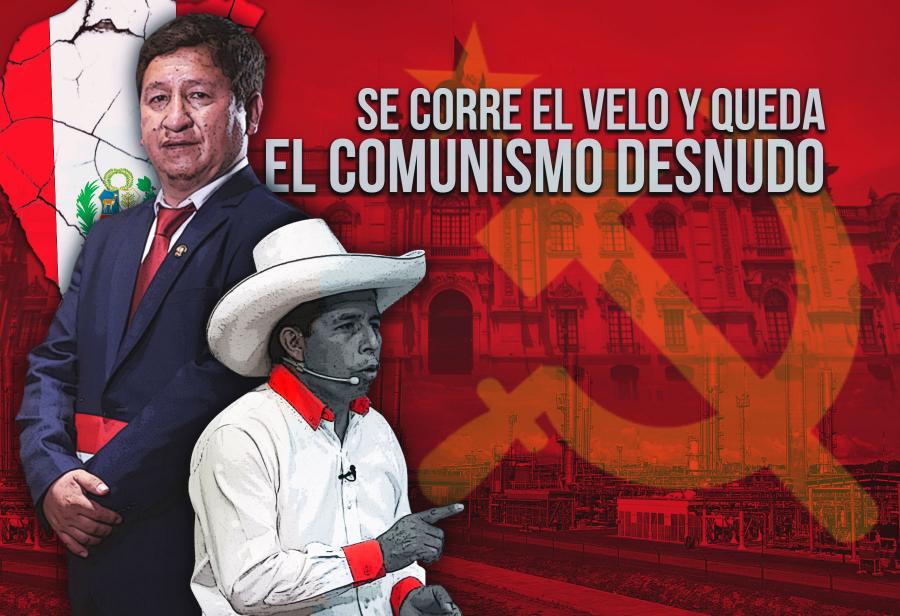 Se corre el velo y queda el comunismo desnudo