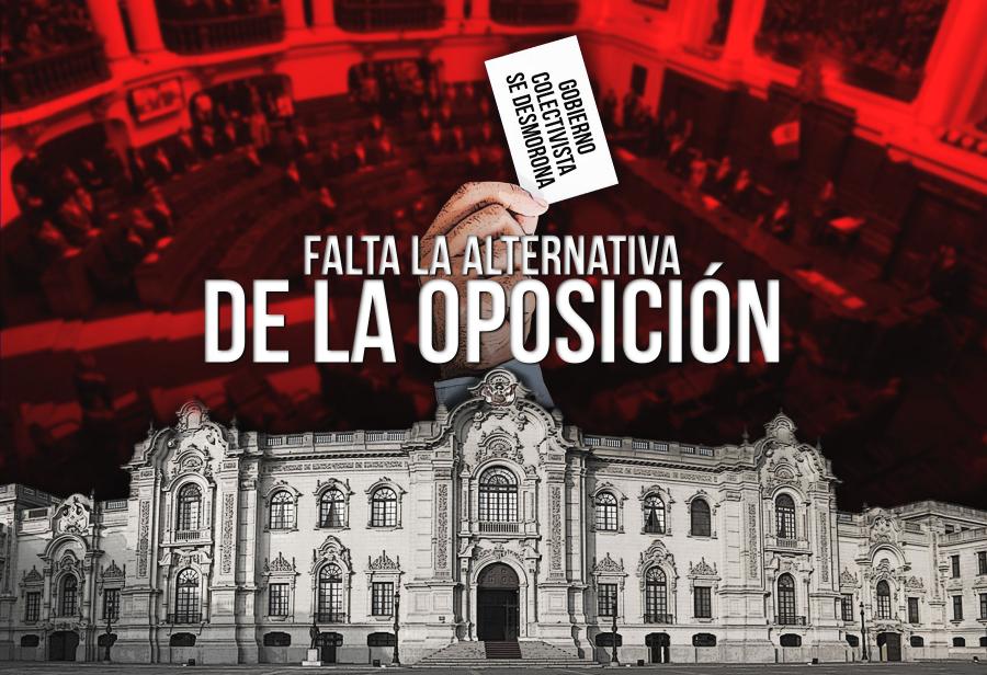 Falta la alternativa de la oposición