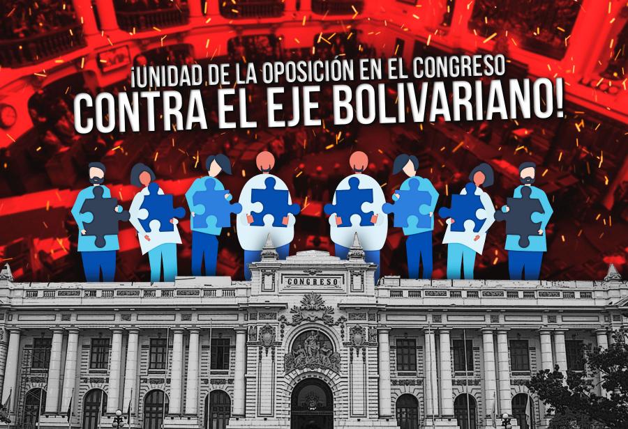 ¡Unidad de la oposición en el Congreso contra el eje bolivariano!