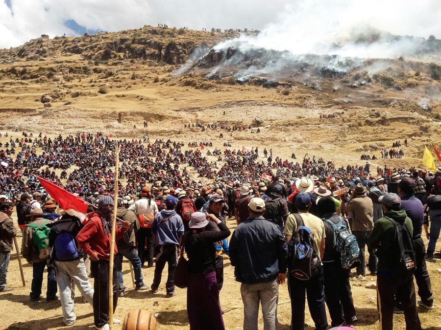 Población de Las Bambas denuncia a agitadores foráneos