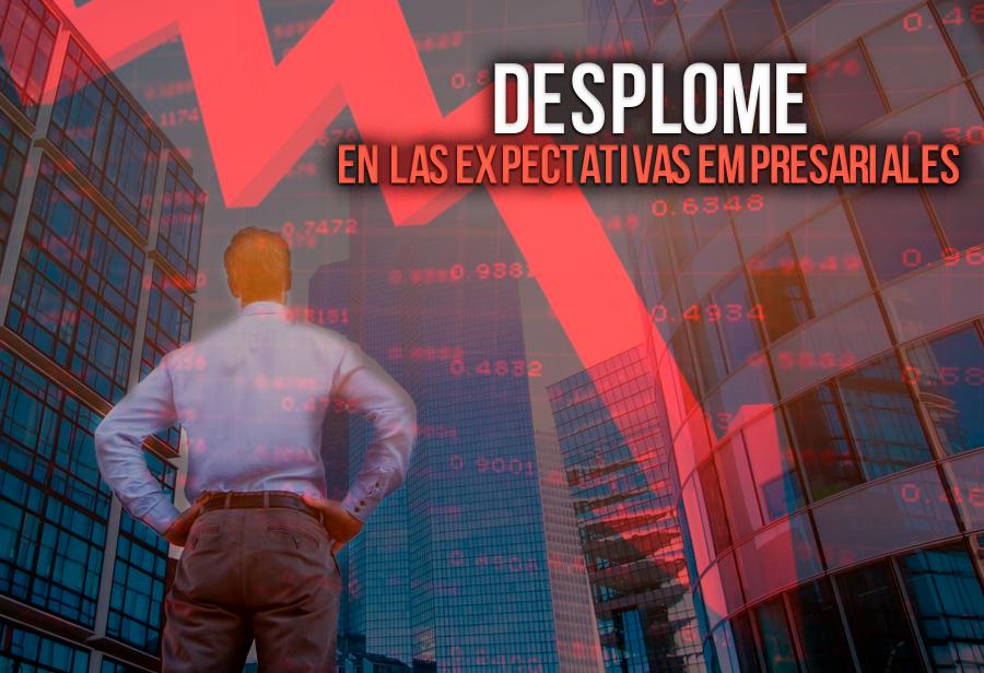Desplome en las expectativas empresariales