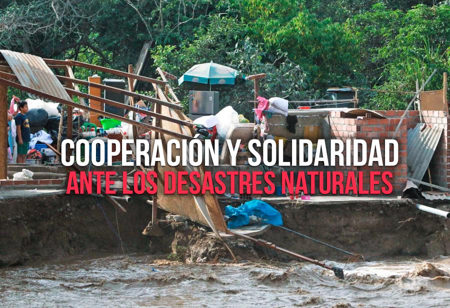 Cooperación Y Solidaridad Ante Los Desastres Naturales El Montonero 