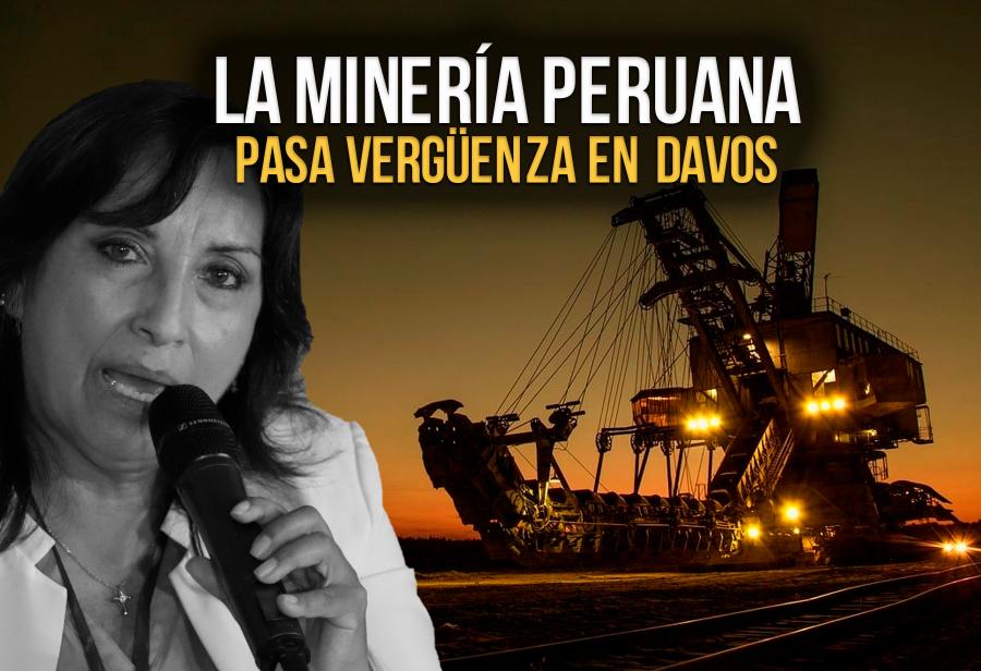 La minería peruana pasa vergüenza en Davos