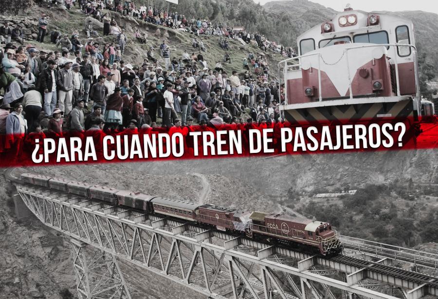 ¿Hasta cuándo tren de pasajeros Lima-Huancayo?