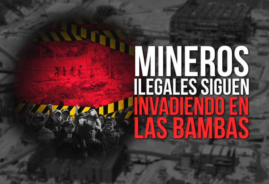 Mineros ilegales siguen invadiendo en Las Bambas