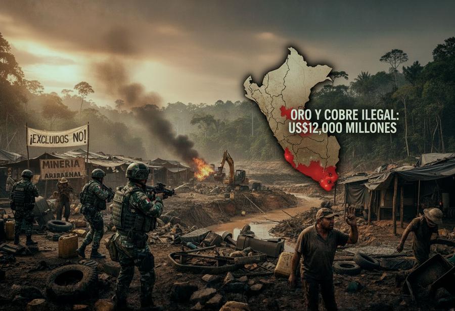 La miner&iacute;a ilegal y la pol&iacute;tica que destruye el Estado de derecho