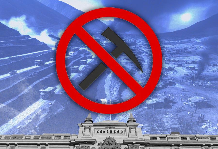 El muñeco de las concesiones ociosas y la minería ilegal