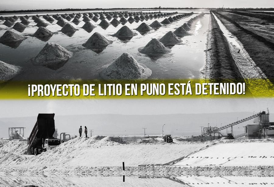 ¡Proyecto de litio en Puno está detenido!