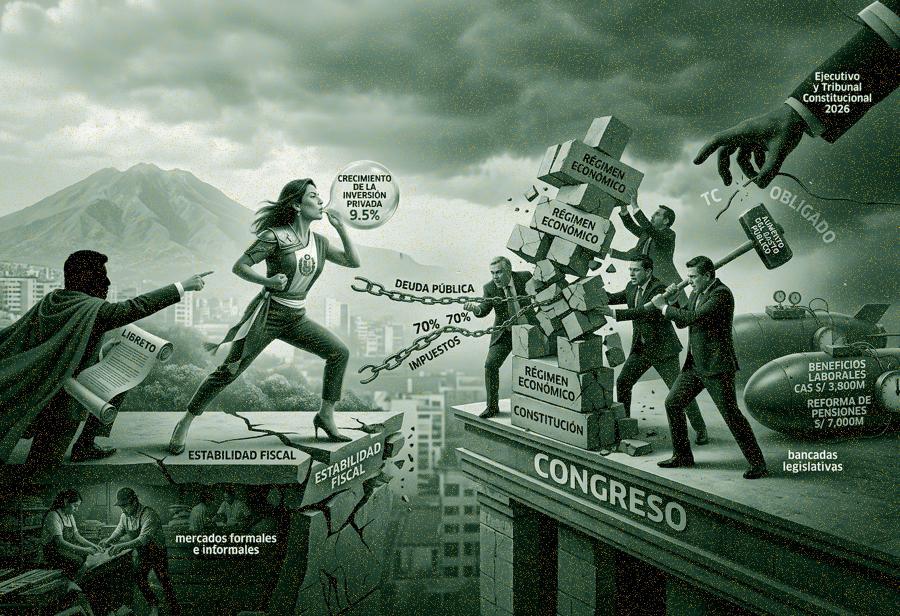 La econom&iacute;a respira, pero las bancadas legislativas la destruyen