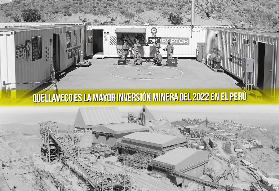 Quellaveco es la mayor inversión minera del 2022 en el Perú