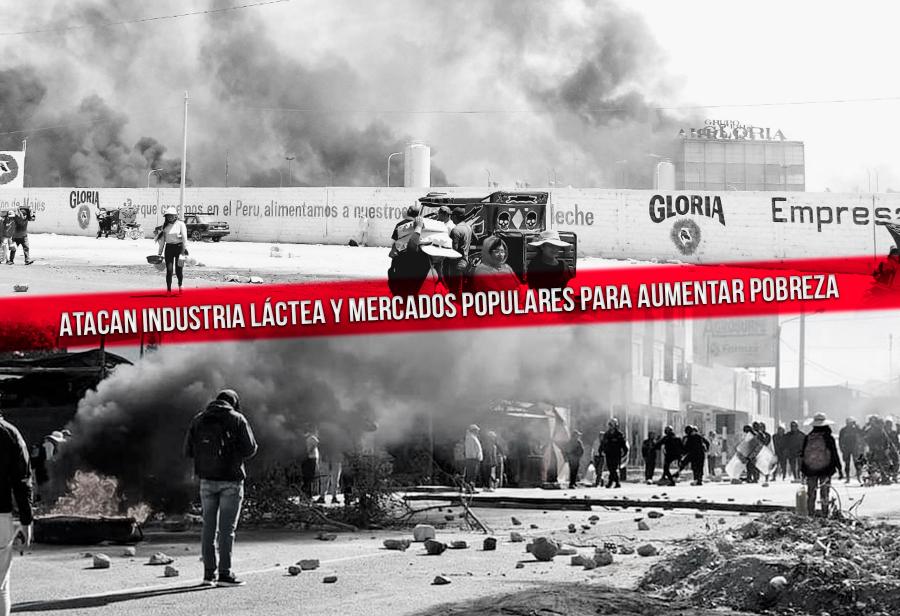 Atacan industria láctea y mercados populares para aumentar pobreza